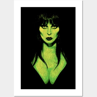 Retro Vintage Elvira Mistress of The Dark Posters and Art